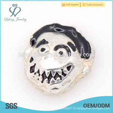 2015 Wholesale Cute Dad Head charmes flottants pour Living Memory Glass Floating Lockets